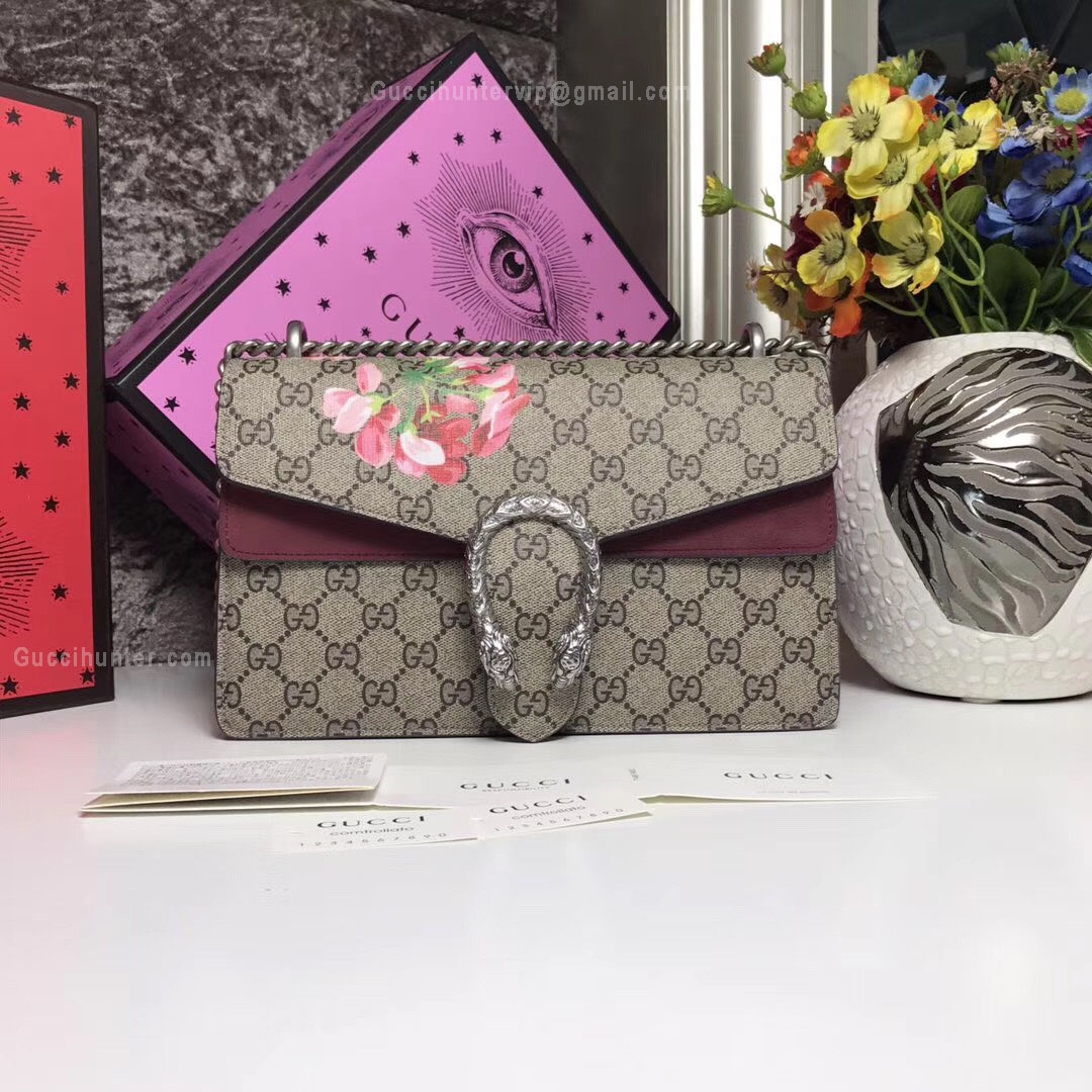 Gucci Dionysus Small GG Blooms Shoulder Bag 400249